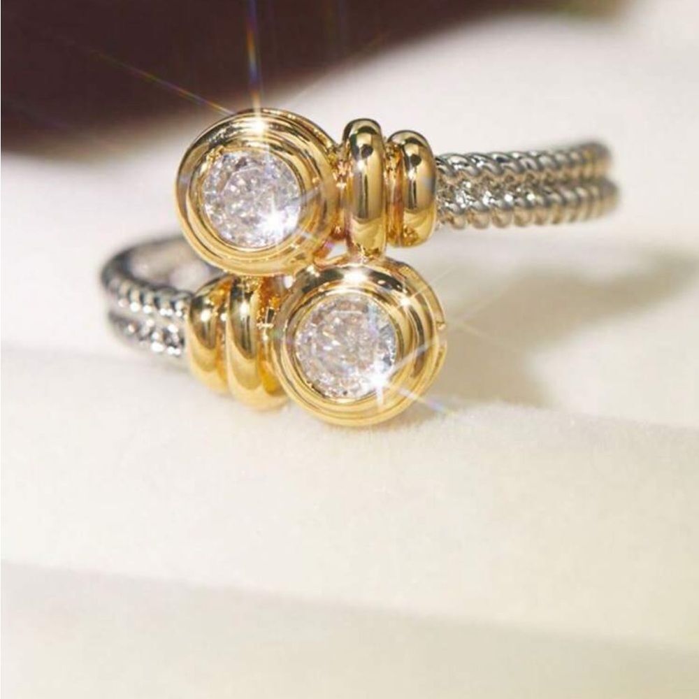 Gold and Silver ring M425